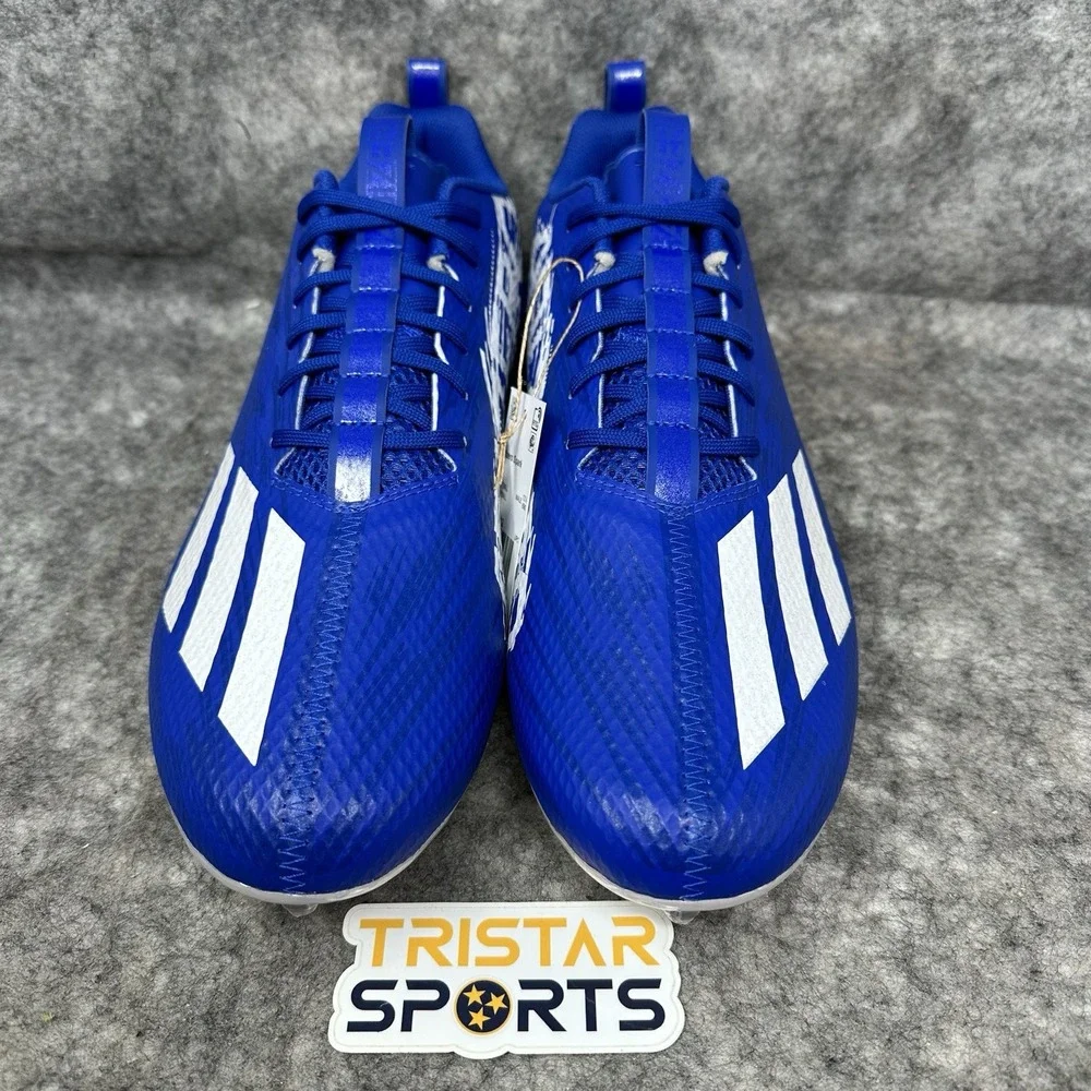 Adidas Adizero Spark Football Cleats Mens Size 13 Royal Blue White HP2312